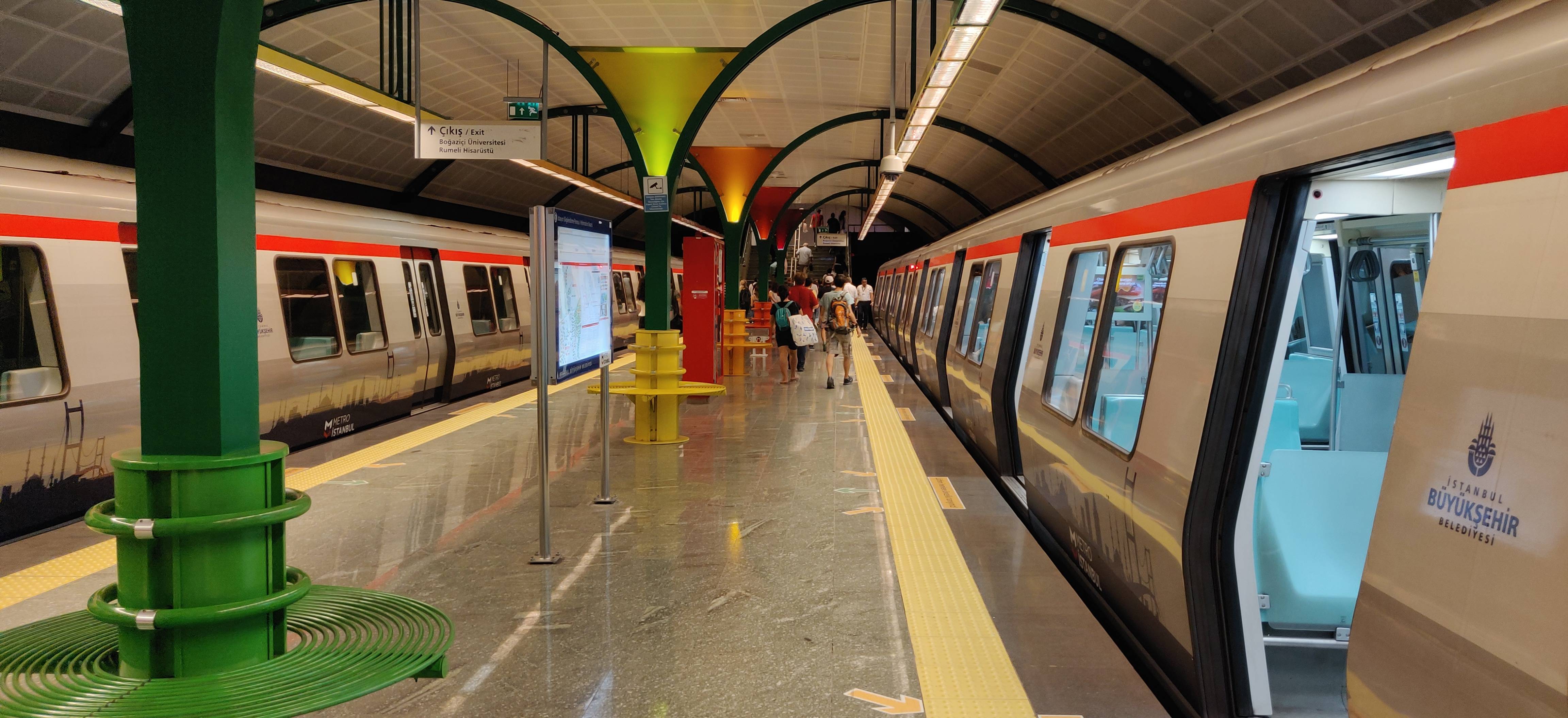 Карта метро стамбула