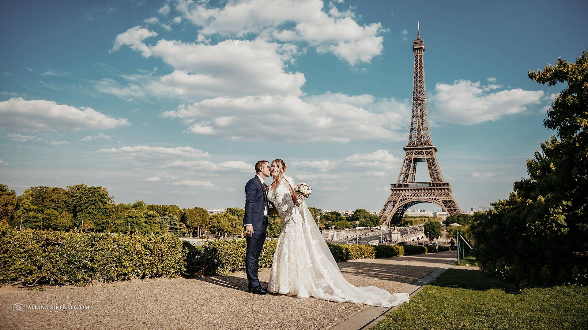 Свадьба во французском стиле - идеи оформления, образ молодоженов фото и видео торжества
