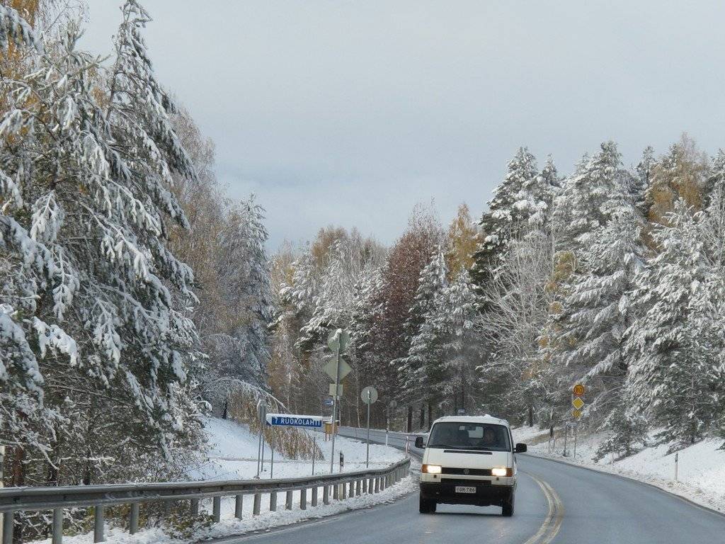 Путешествие в Финляндию на машине