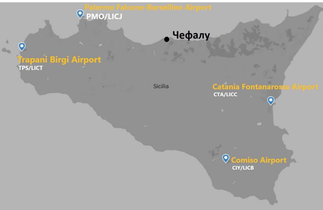 Международные аэропорты сицилии - где находятся, как добраться в город