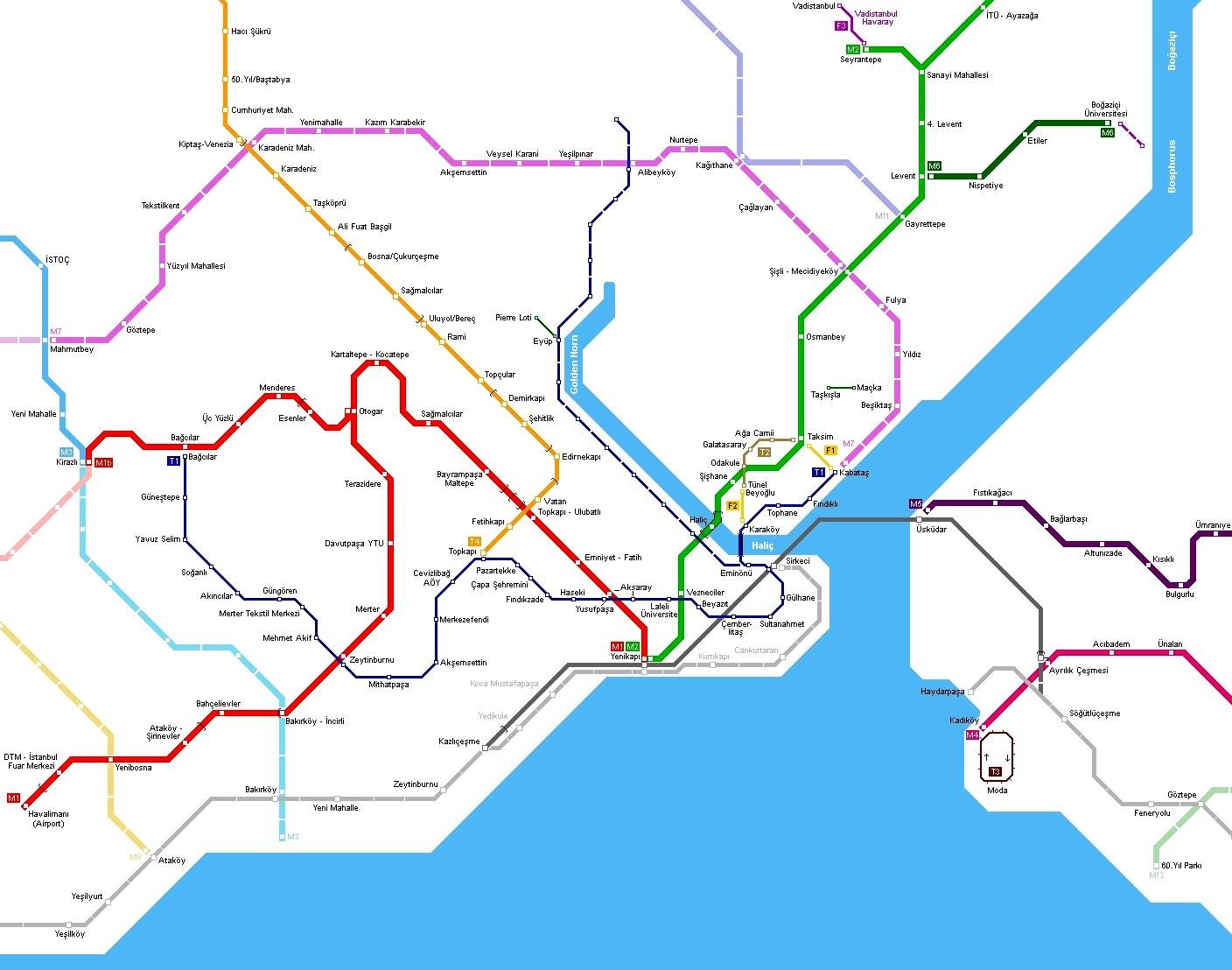 Особенности работы метро в Стамбуле