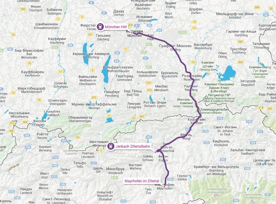 Мюнхен — зальцбург: как добраться на поезде и автобусе 2021