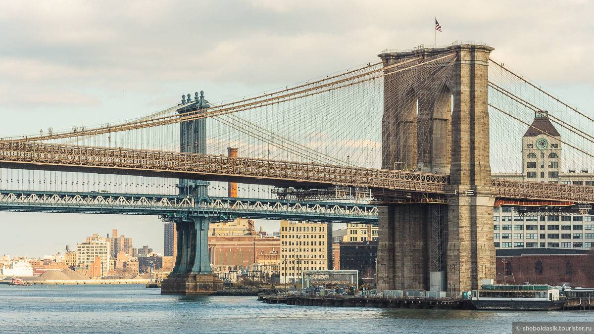 Бруклинский мост в нью йорке
