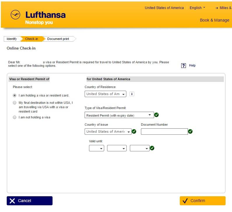 Как пройти онлайн регистрацию на самолет авиакомпании lufthansa