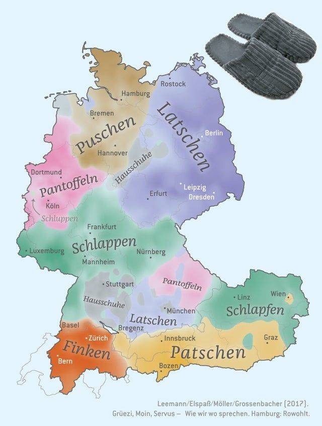 Диалекты немецкого языка: от баварского до нижнесаксонского