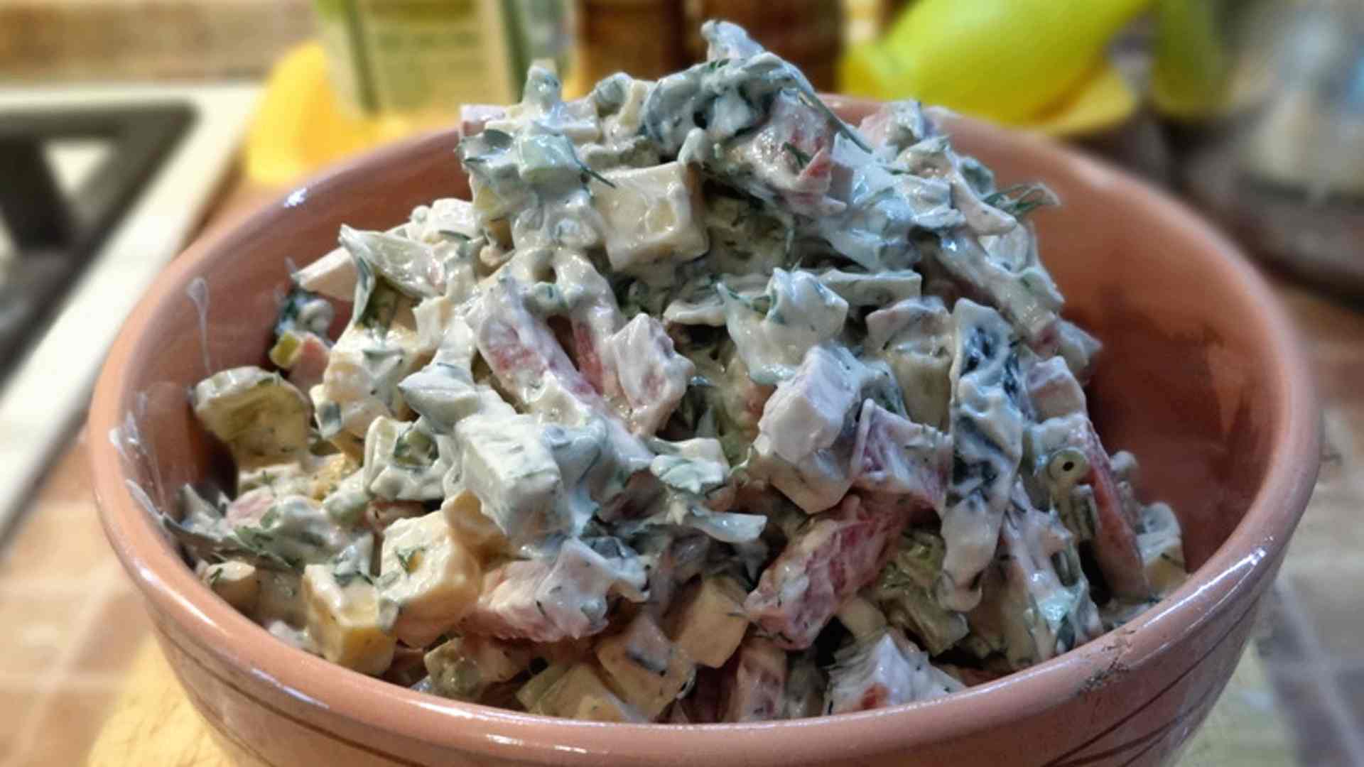 Немецкий картофельный салат – рецепты, которые передаются из поколения в поколение: рецепты с фото и видео