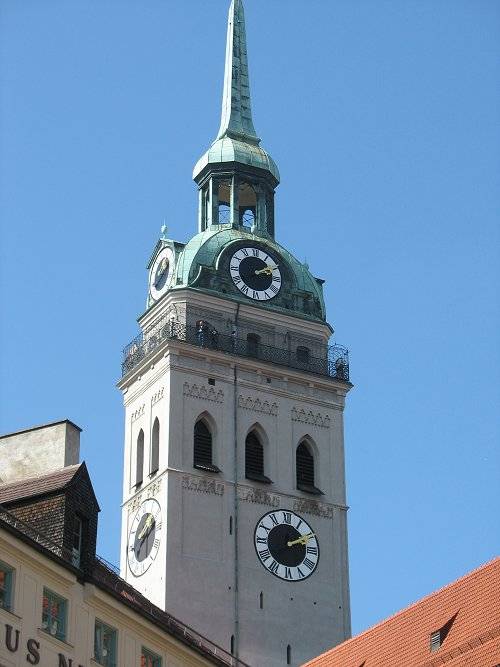 Церковь святого петра в мюнхене