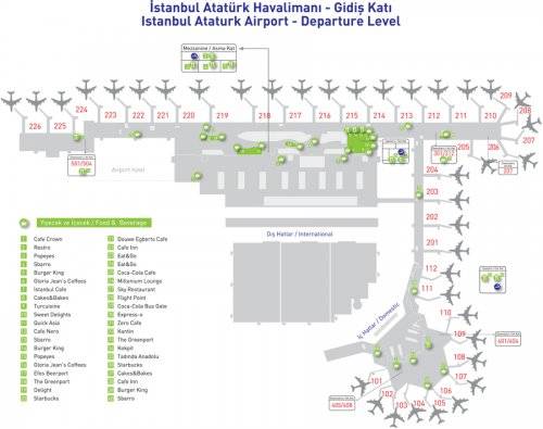 Аэропорт ататюрк в стамбуле: фото и схема аэропорта. как добраться до аэропорта ататюрк - 2021