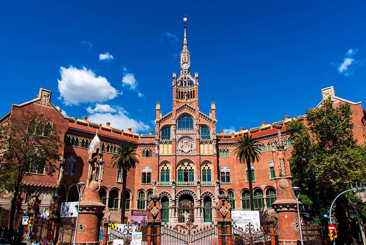 Барселона, больница сант-пау, шедевр доменека-и-монтанера