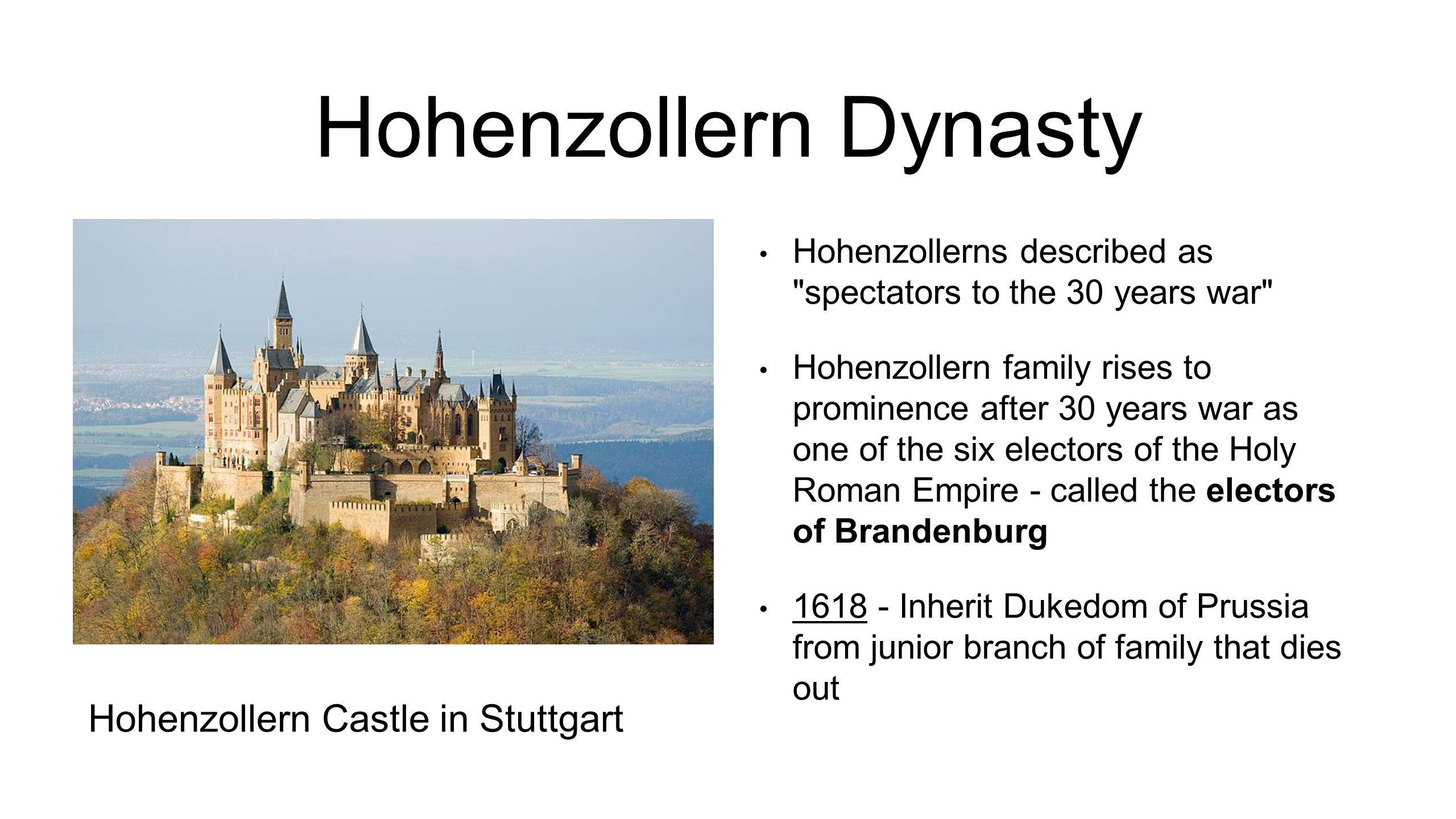 Гогенцоллерн – уникальный замок в Германии