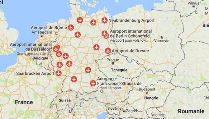 Обзор аэропортов Германии
