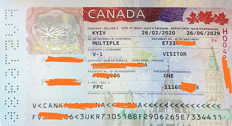 Виза в канаду для россиян в 2021 году