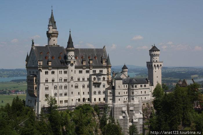 Замок нойшванштайн в германии: фото, описание, как добраться, замок нойшванштайн внутри
