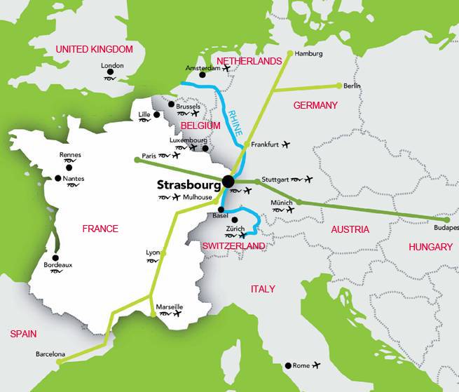 Как добраться из Мюнхена в Страсбург: маршруты поездки в столицу Эльзаса