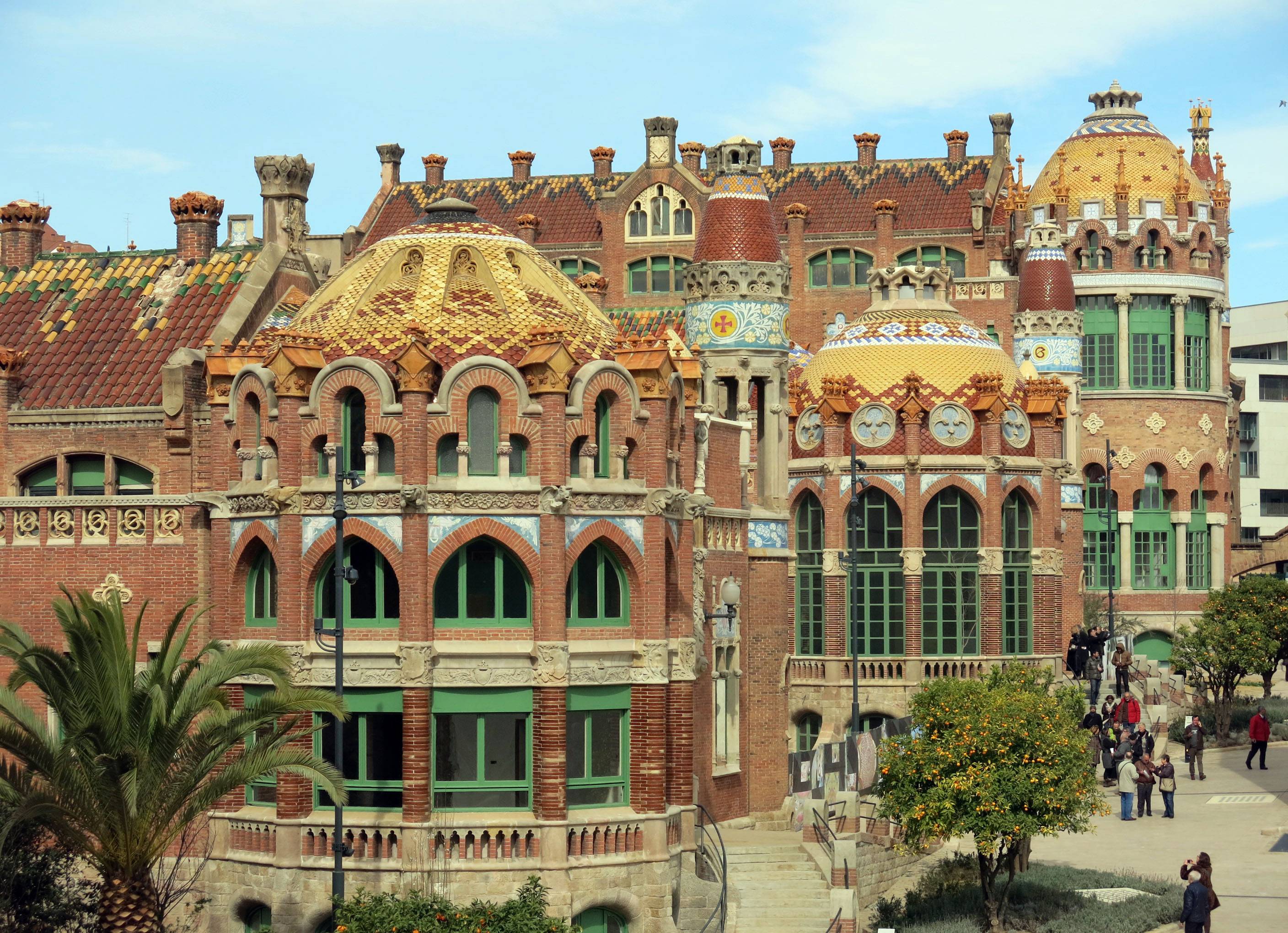 Барселона в стиле модерн: госпиталь санта-креу и сан-пау | путеводитель по барселоне