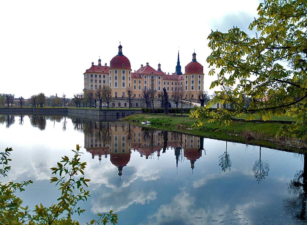 Путешествие в сказку: замок Морицбург в Дрездене