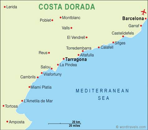 Коста дорада испания: погода, пляжи, отдых