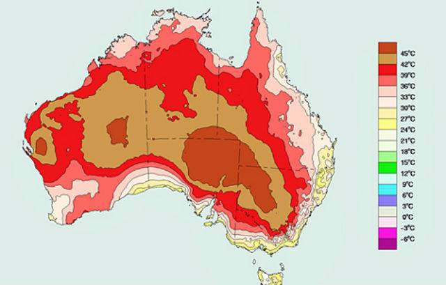 Климатические пояса австралии: границы и погода