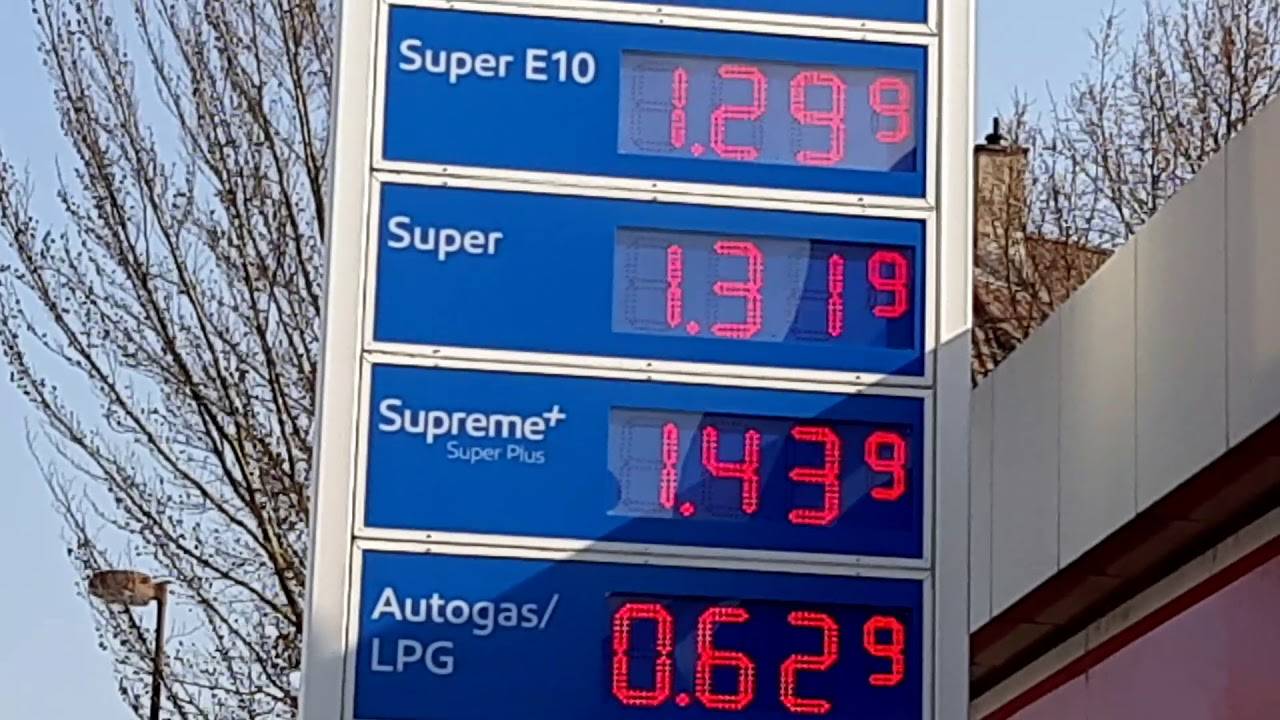 Цены на бензин в германии