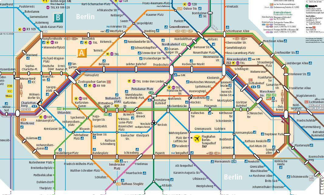 Общественный транспорт берлина - маршруты, типы билетов и цены
