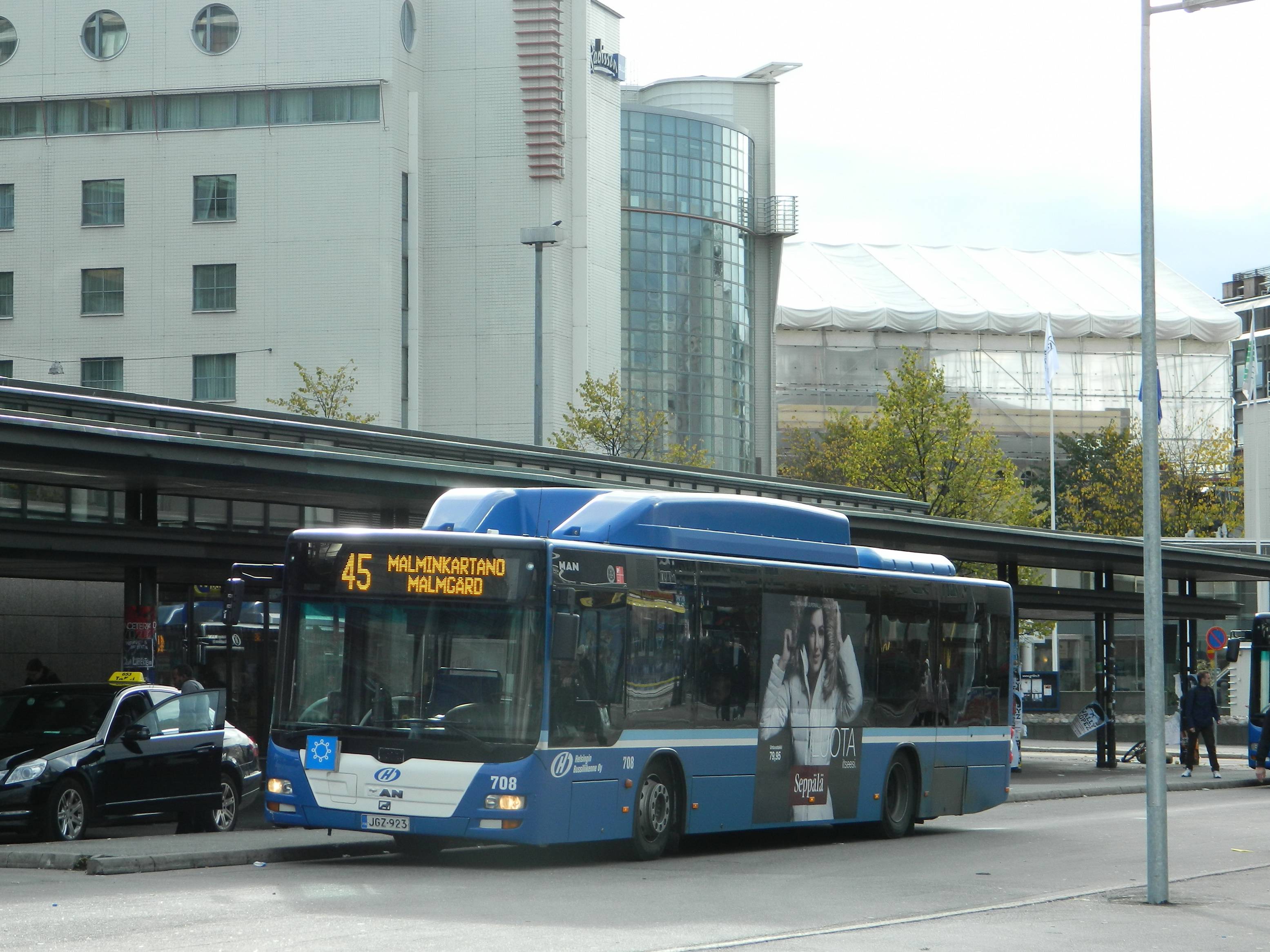 Как работает автобусное сообщение в финляндии