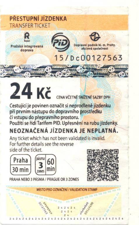 Как приобрести билет или проездной на транспорт в Чешской Республике