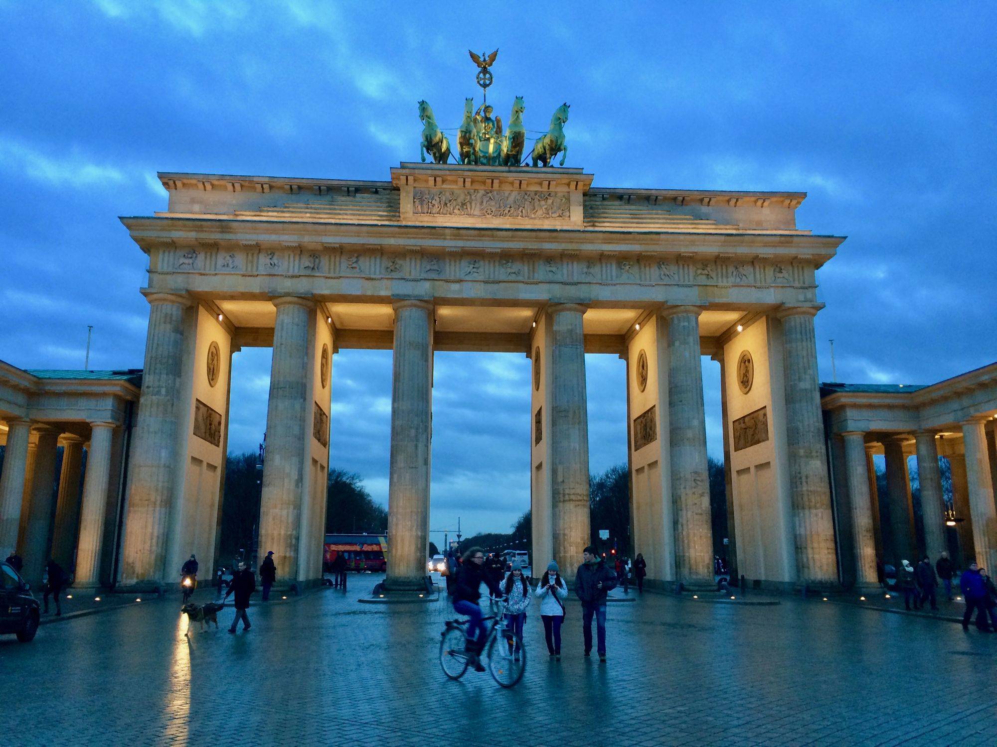 Бранденбургские ворота в берлине - история, фото, адрес на карте