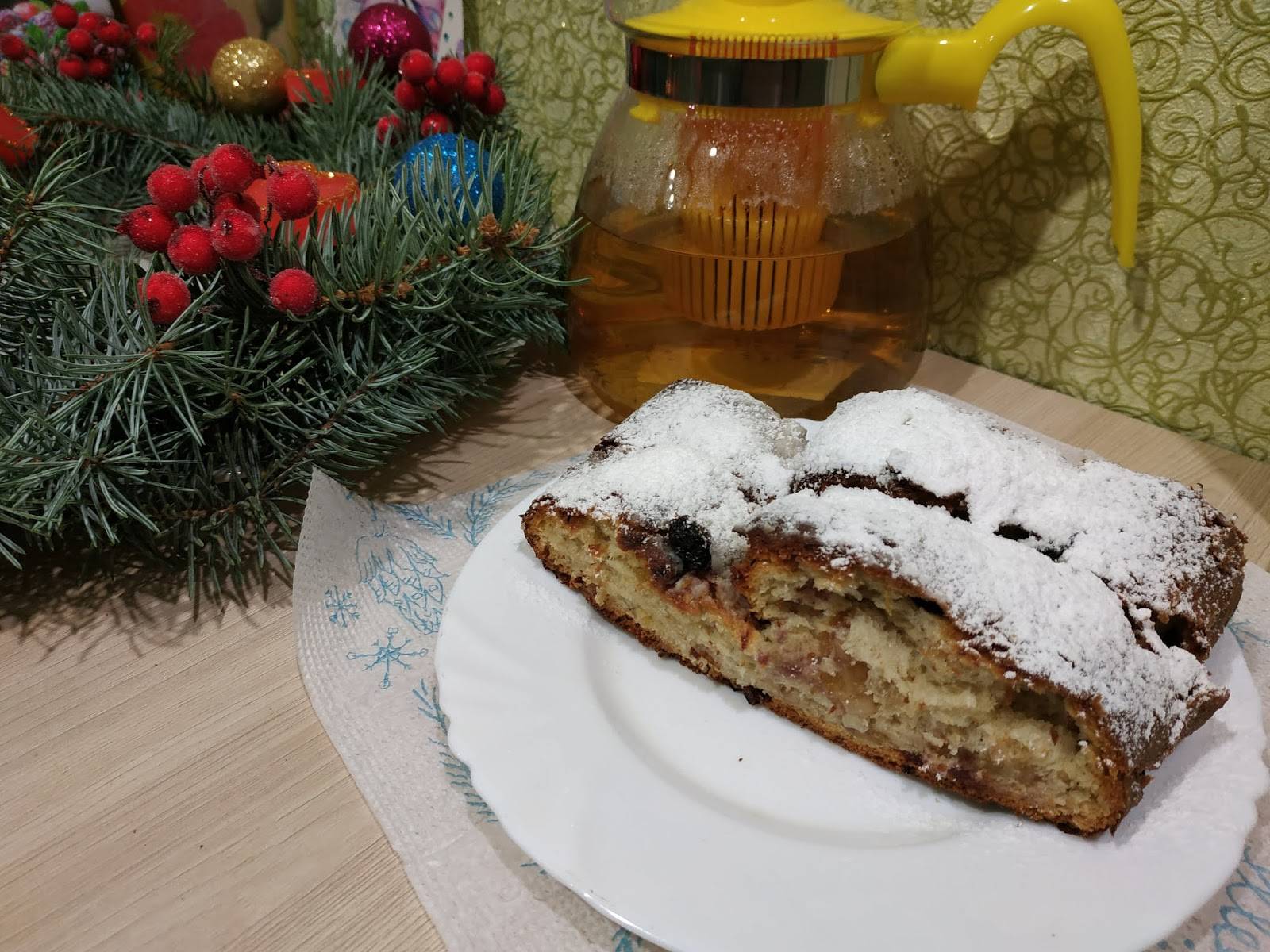 Традиционный штоллен или рождественский кекс и пошаговый рецепт выпечки | cherpachok.com