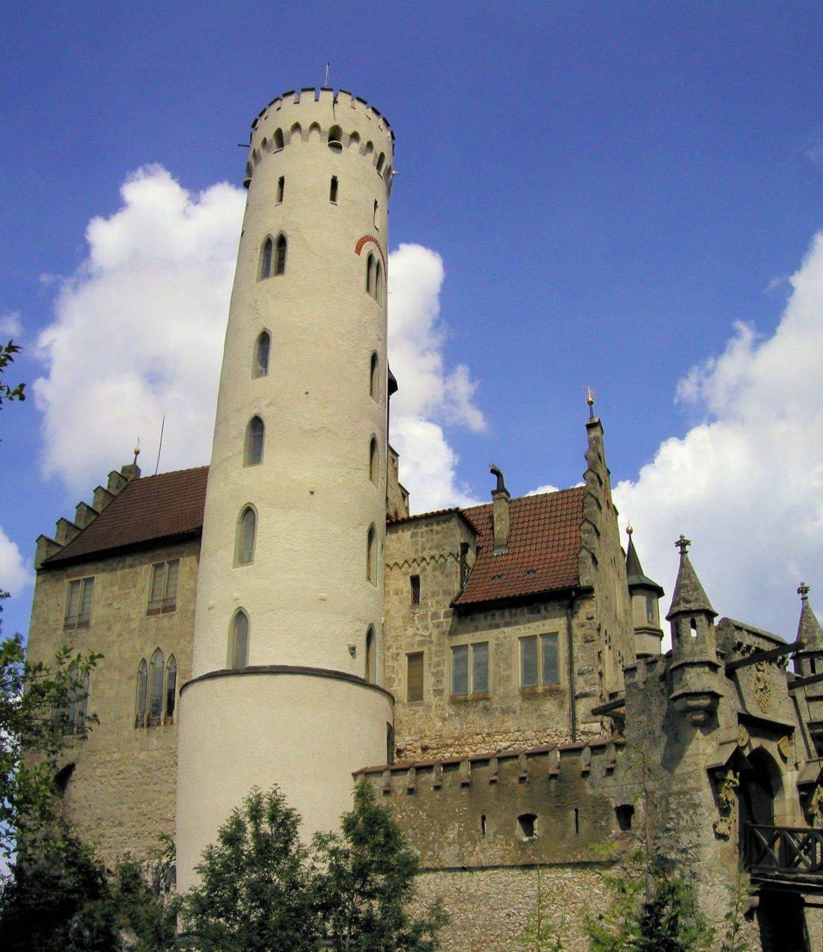 Замок лихтенштайн, германия