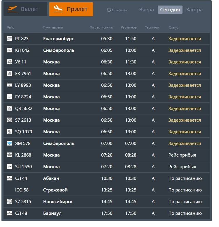 Аэропорт шереметьево, онлайн табло с расписанием прилета, вылета dme