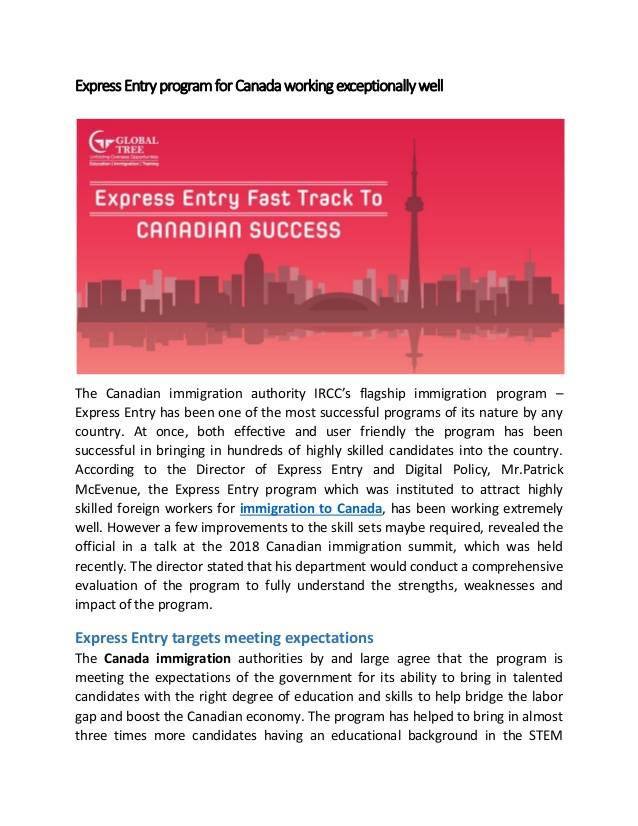 Express entry иммиграция в канаду - gic canada immigration