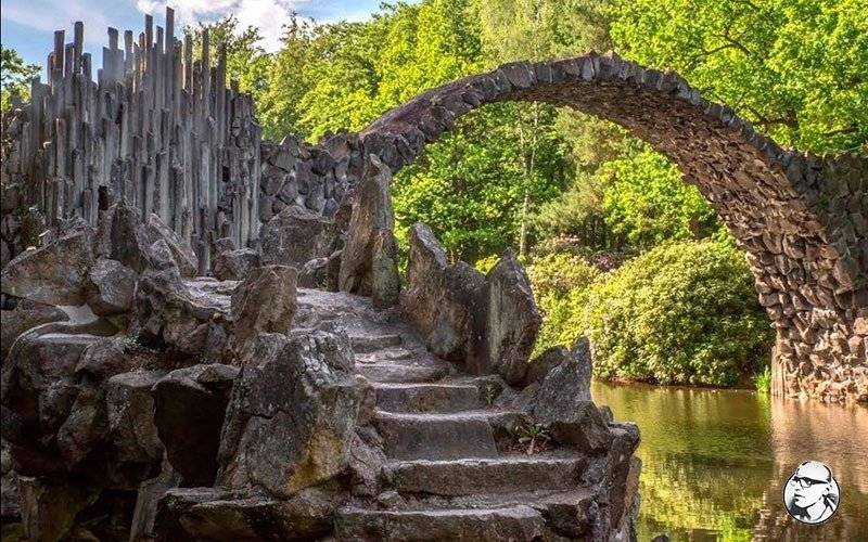 Мистический и манящий мост ракотцбрюке в германии