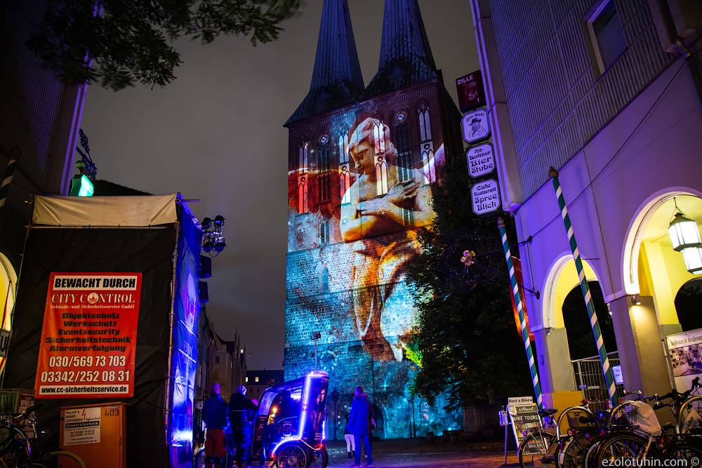 Фантастический фестиваль светового искусства проходит в берлине (видео) -