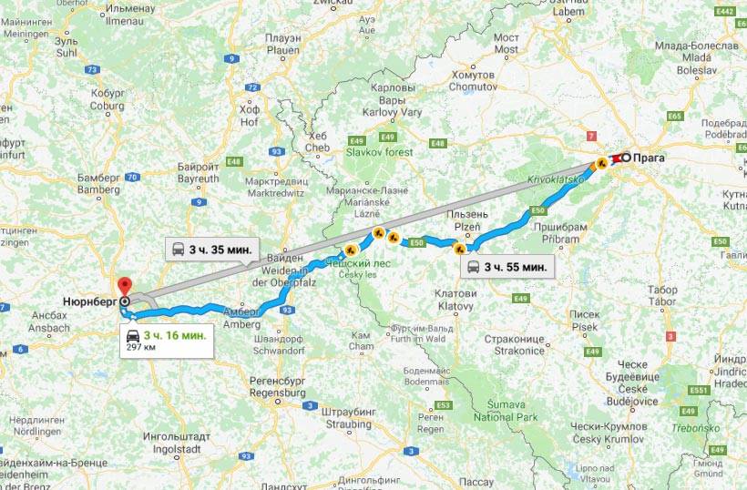 Как добраться из мюнхена в нюрнберг: автобус, поезд, машина. расстояние, цены на билеты и расписание 2021 на туристер.ру