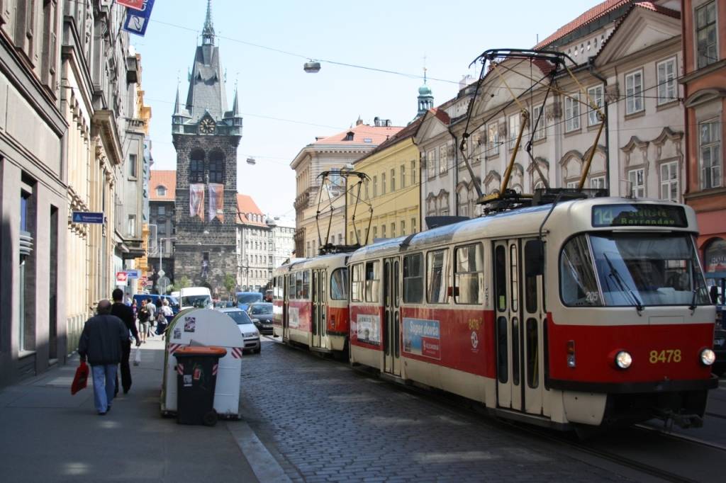 Общественный транспорт в чехии