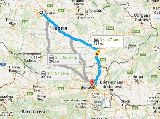 Как можно добраться из Минска в Прагу